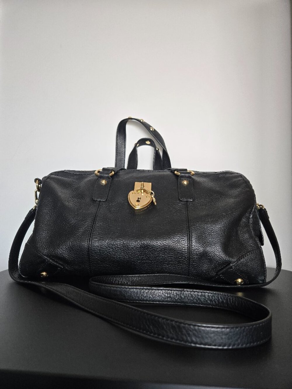 Juicy Couture Steffy Satchel Bag in Black